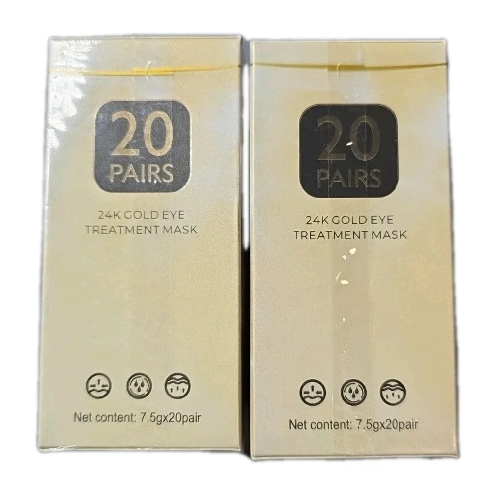 Xhoon 24K Gold Eye Treatment Mask 20 Pairs - LOT of 2